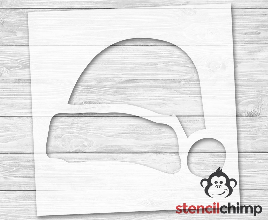 Santa Hat Stencil Christmas Stencil Holiday Stencil Winter Decor St. Nick Santa Clause DIY Art