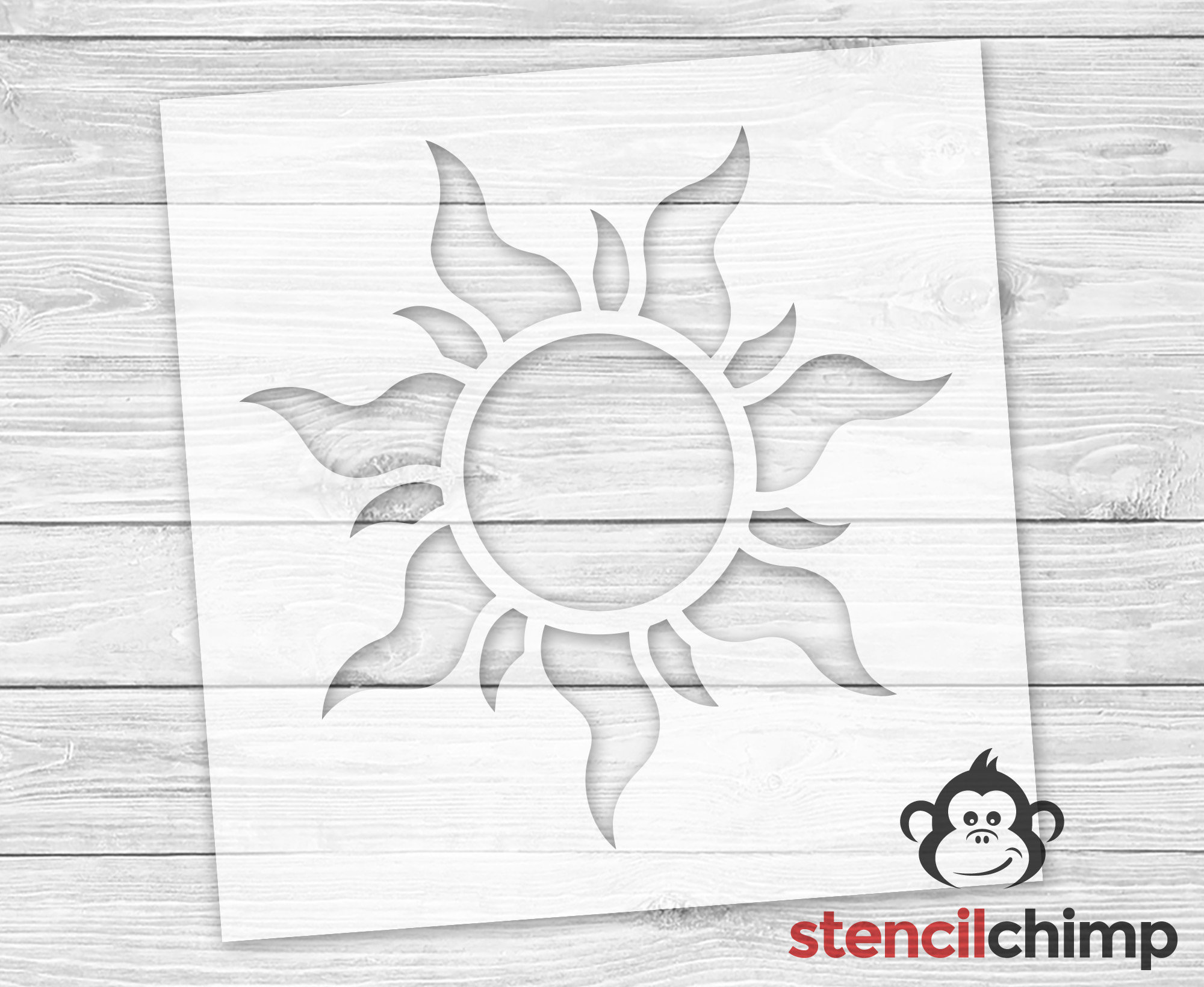 Sun Stencil Beach Stencil Sky Stencil Seasons Stencil Etsy