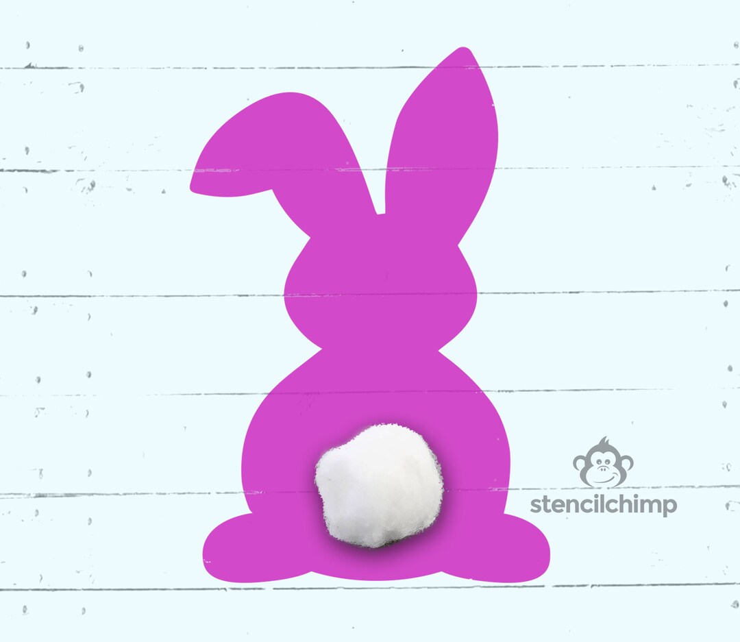 Easter Bunny Stencil Rabbit Stencil for Spring Spring Decorations