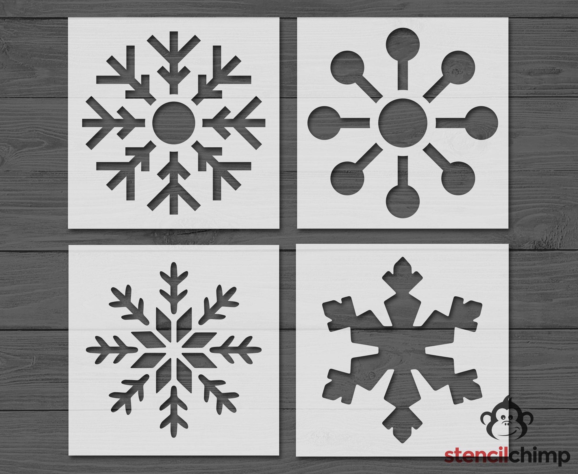 Intricate Snowflake Stencil