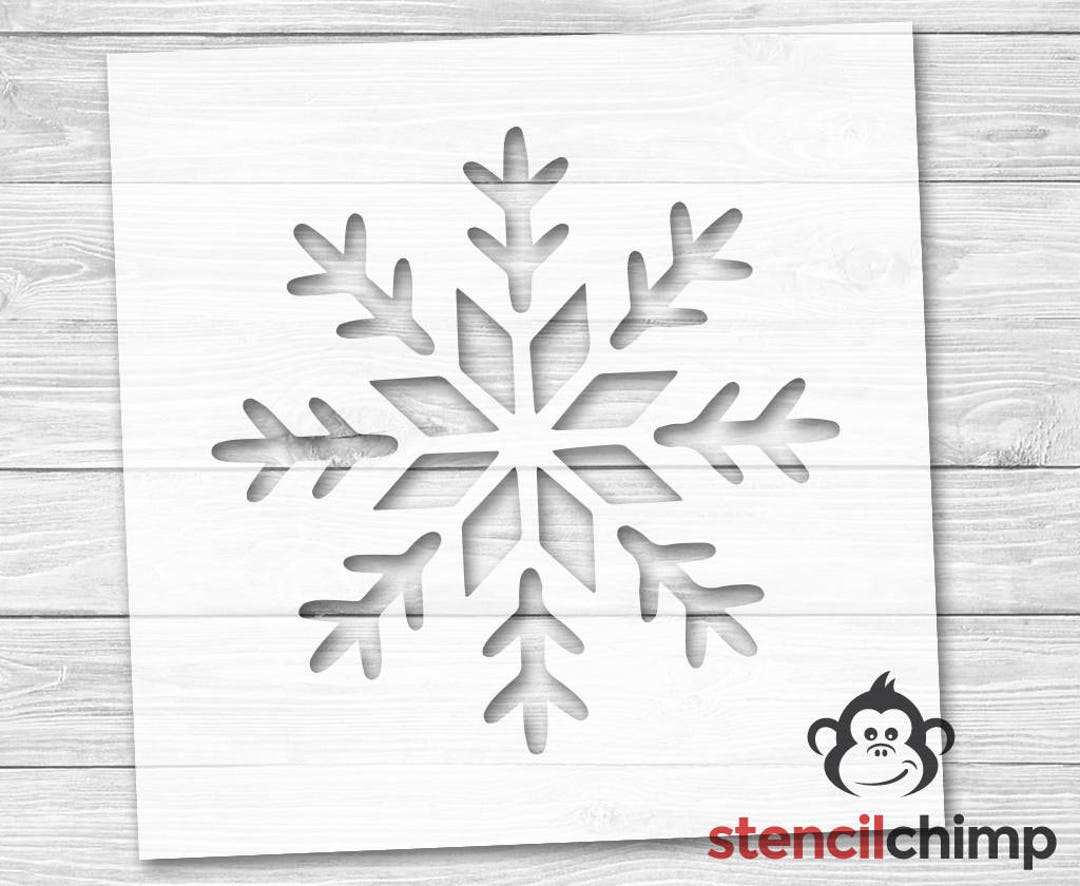 Stencil, Snowflake Stencil Christmas Stencil Winter Stencil Holiday Let It  Snow Winter Wonderland DIY Art Stencil 