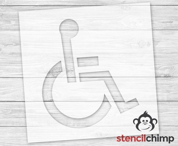 ESplanade Adesivo Riflettente Per Parcheggio Handicap - 30,5x45,7 Cm - Cartello In Vinile Per Esterno, Autoadesivo E Resistente Alle Intemperie - 4