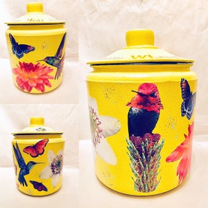 Custom Made Candy/Cookie Jar, WanderLust Jar, Custom Jar