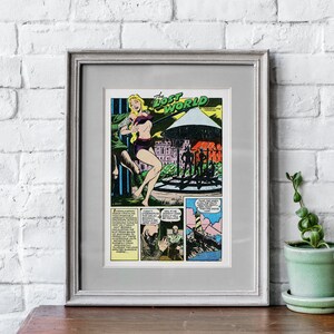 VINTAGE SCIFI POSTER - Comic Book Panel Outer Space Science Fiction Art Print / Wall Art - Vintage Science Fiction / Comics, Home Decor