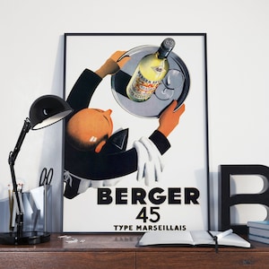 VINTAGE WINE AD - French Wine Poster or Canvas Print
