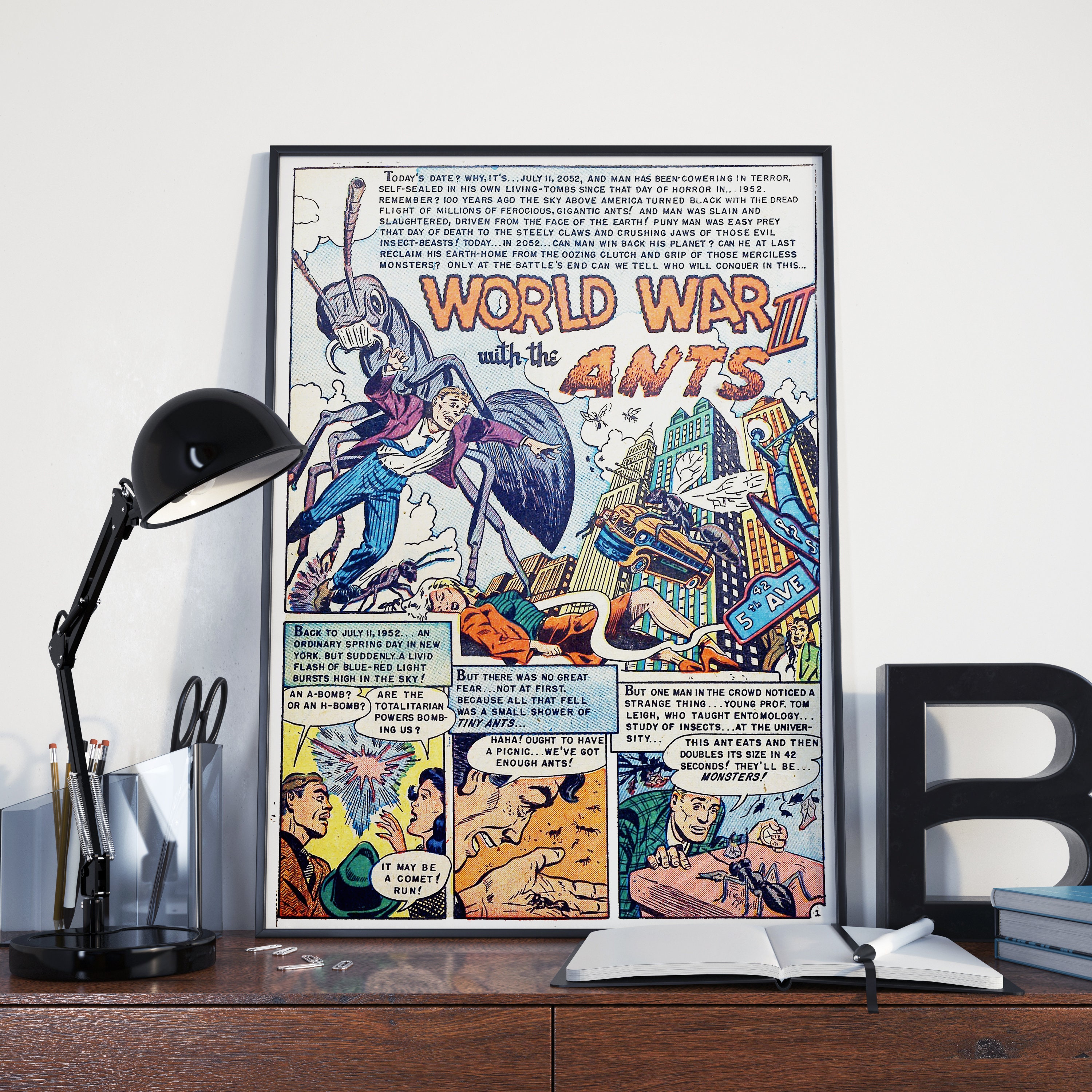 2 Minimalist Sci-fi Travel Posters giclée Fine Art Prints & Rolled
