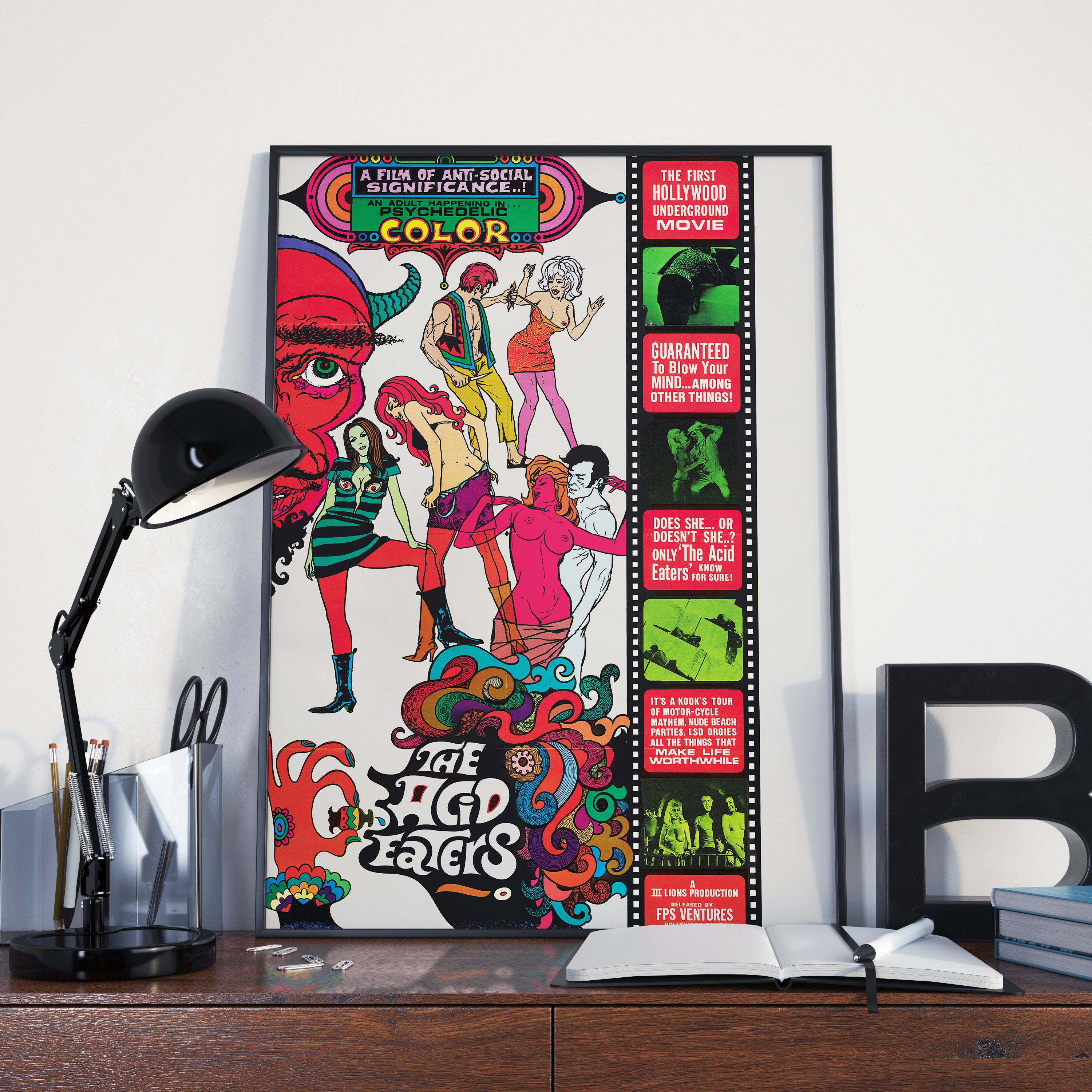 70s blacklight poster - Etsy 日本