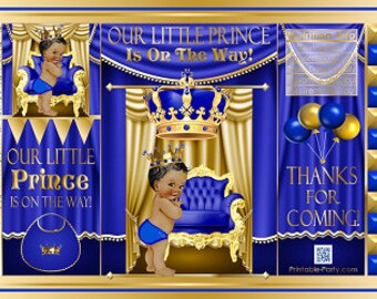 royal theme baby shower for boy