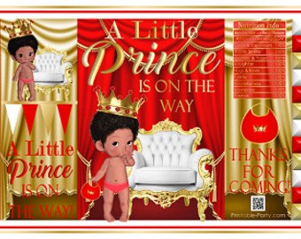 Printable African American Royal Little Princess Purple Gold Etsy