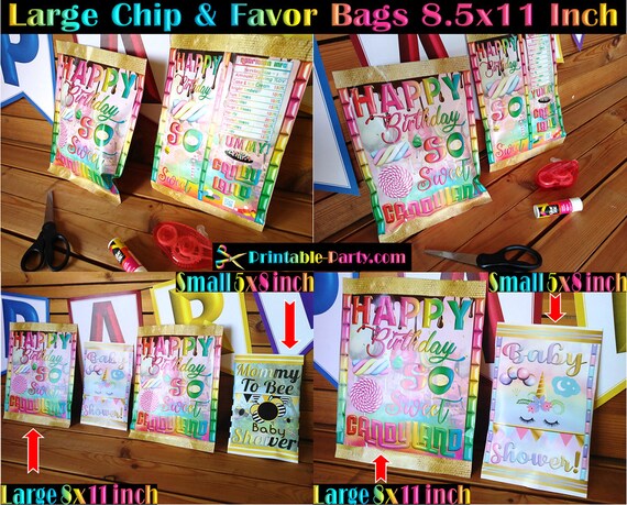 Online Making Custom Chip Bag Party Favors Course · Creative Fabrica