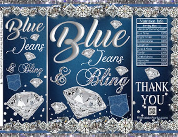bling blue jeans