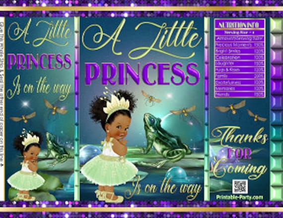 Printable Potato Chip Bags Princess And The Frog Afro Puff