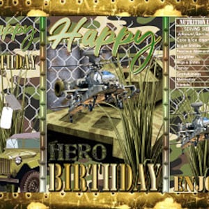 Printable Potato Chip Bags | Camouflage Army Military Birthday Green Theme Party Favors