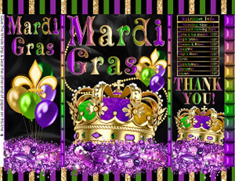 mardi gras chip dip