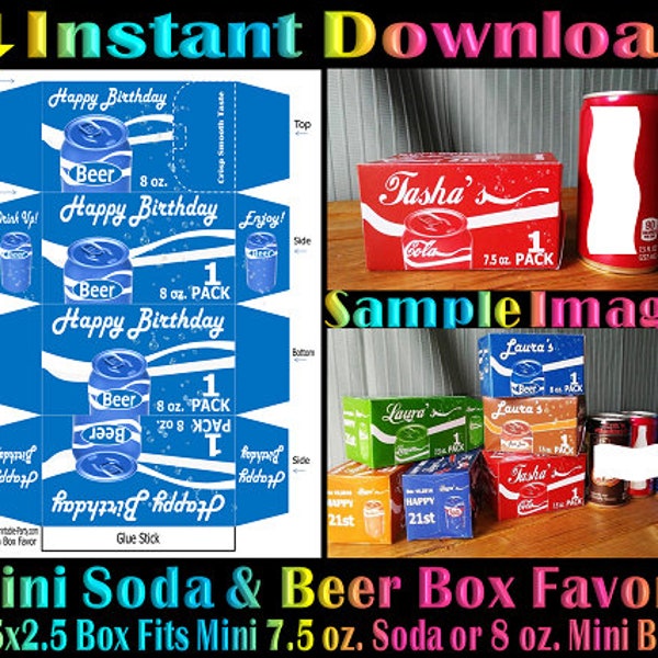 Soda Boxes Etsy