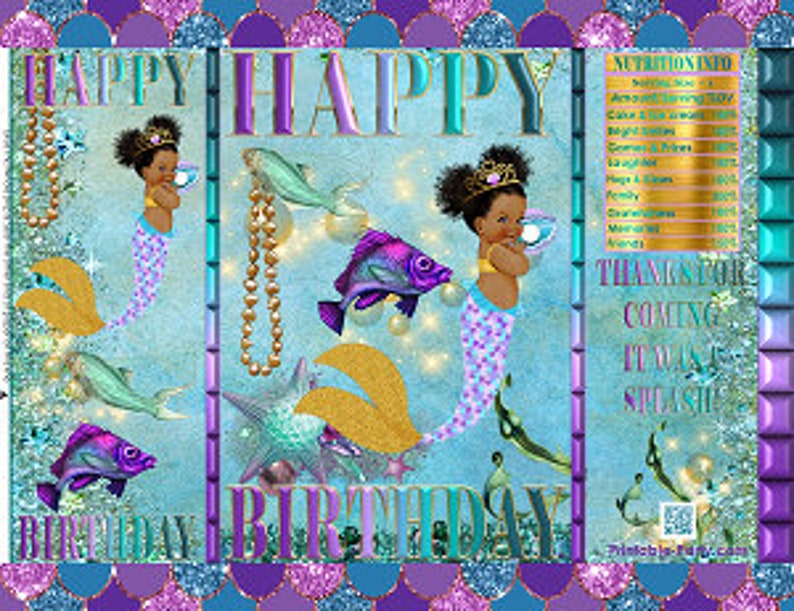 Printable Potato Chip Bags Mermaid Birthday Little Princess Etsy Of Mermaid Water Bottle Labels Free Template Printable Potato Chip Bags Mermaid Birthday Little Princess Etsy Of Mermaid Water Bottle Labels Free Template