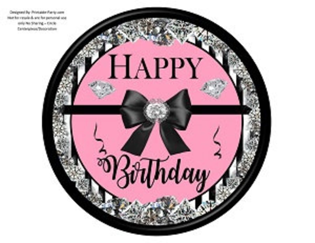 8 Inch Circle Printable PDF Instant Download Charger Plate Insert ...