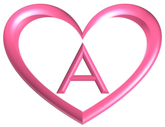 8x10 5 inch pink rose heart shaped printable banner letters etsy india
