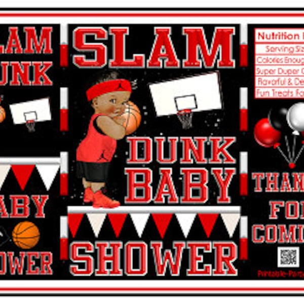 Basketball Theme Baby Shower Etsy