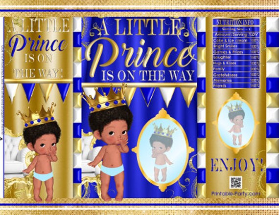 Printable Candy Bar Wrappers Royal Prince Sleep Red Gold African