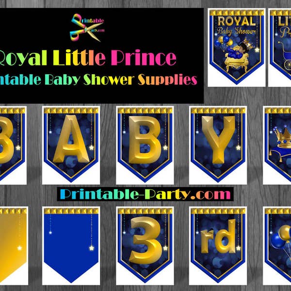 Little Prince Baby Shower Decorations - Etsy