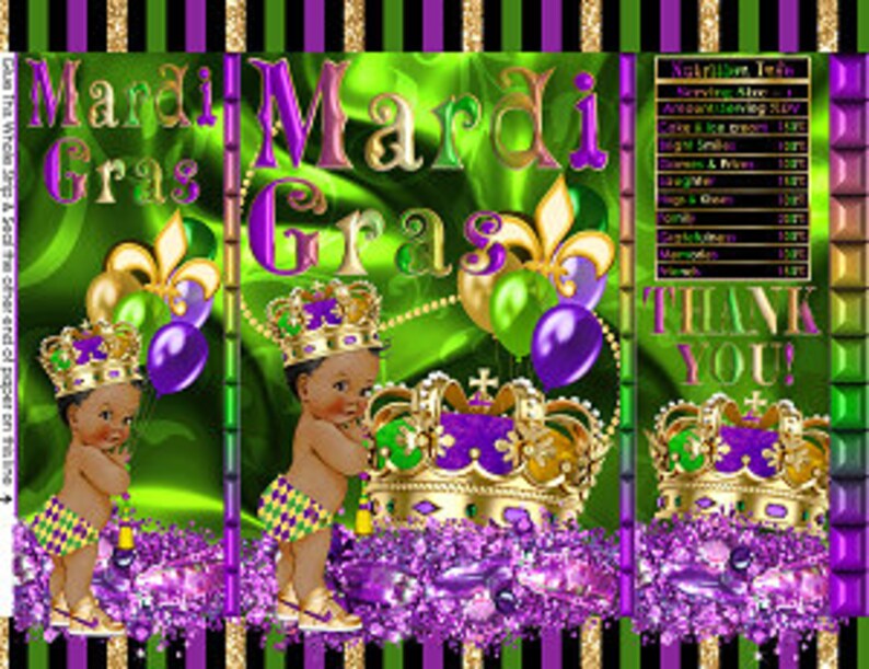 mardi gras chip dip