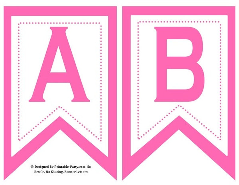 5x8 Inch Swallowtail Pink Printable Banner Letters Alphabets Etsy 5x8 Inch Swallowtail Pink Printable Banner Letters Alphabets Etsy