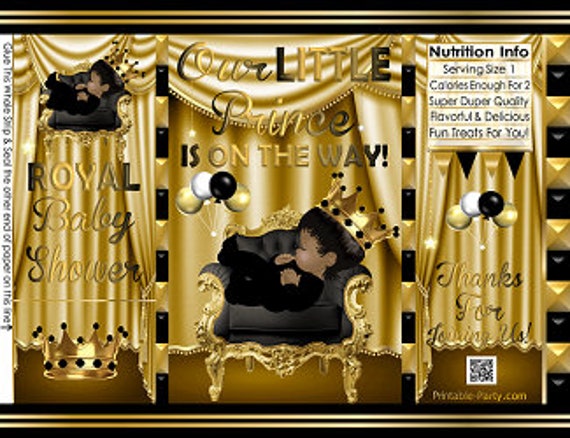 Printable Chip Bags Black Gold Chip Bags Ethnic African