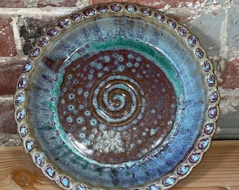 Wheel Thrown Stoneware Pie Plate