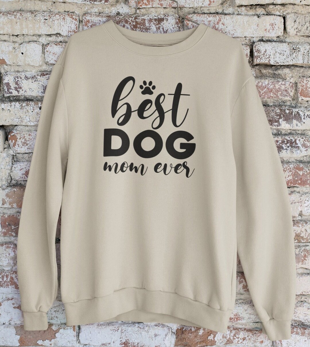 Best Dog Mom Ever Sweatshirt, Dog Momma, Animal Lover Top, Dog Mom
