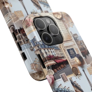 Paris France Collage iPhone Case: Stylish Protective Phone Cover