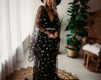 Star Black Dress Deposit- Preorder - DEPOSIT or toal*