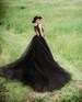 Black Smoke Dress - Magical dresses for Special moments, wedding, maternity, photos, photography, evening 