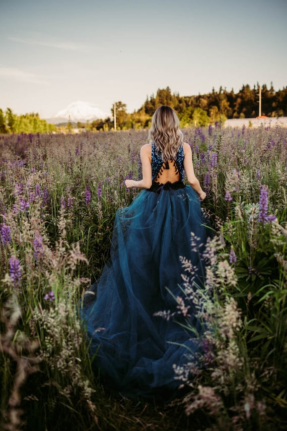 Sapphire Dress - Magical Dresses for Special Moments, Wedding, Maternity,  Photos, Photography, Evening - Etsy