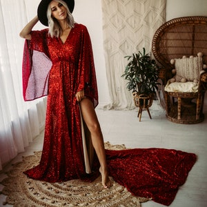 Sparkle Red Dress Deposit Preorder image 7