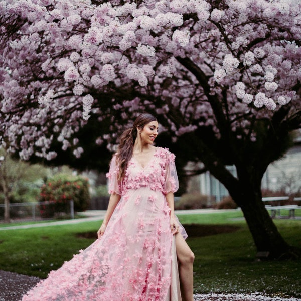 April Flowers Dress  - Pre-order-Magical dresses for Special moments, wedding, maternity, photos, photography, evening