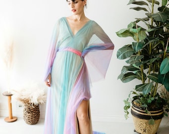 Classic Rainbow Dress  - Pre-order-Magical dresses for Special moments, wedding, maternity, photos, photography, evening