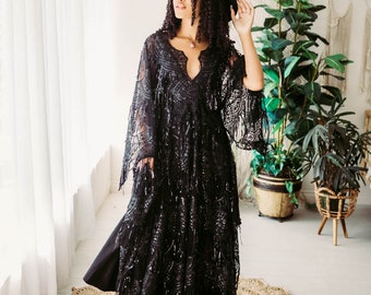 Glisten Dress - Black Magical dresses for Special moments, wedding, maternity, photos, photography, evening