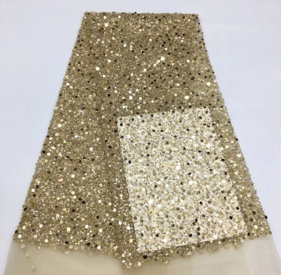 Diamonds Dress - Gold- Flutter Dress Pearl Beaded Sequin- Magical Dresses  for Weddings and Photographers - Etsy