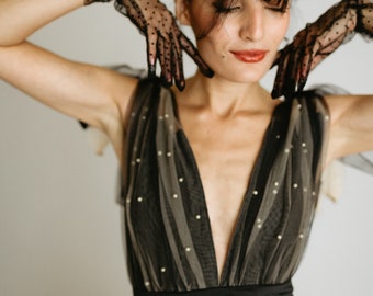 Raven Dress- Black-  - Magical dresses for Special moments, wedding, maternity, photos, photography, evening