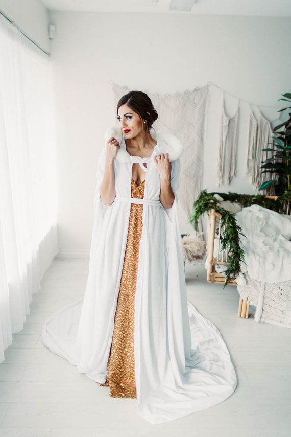 White Faux Fur XL Cape Magical Dresses for Special Moments Wedding Maternity Photos Photography Evening Etsy Canada