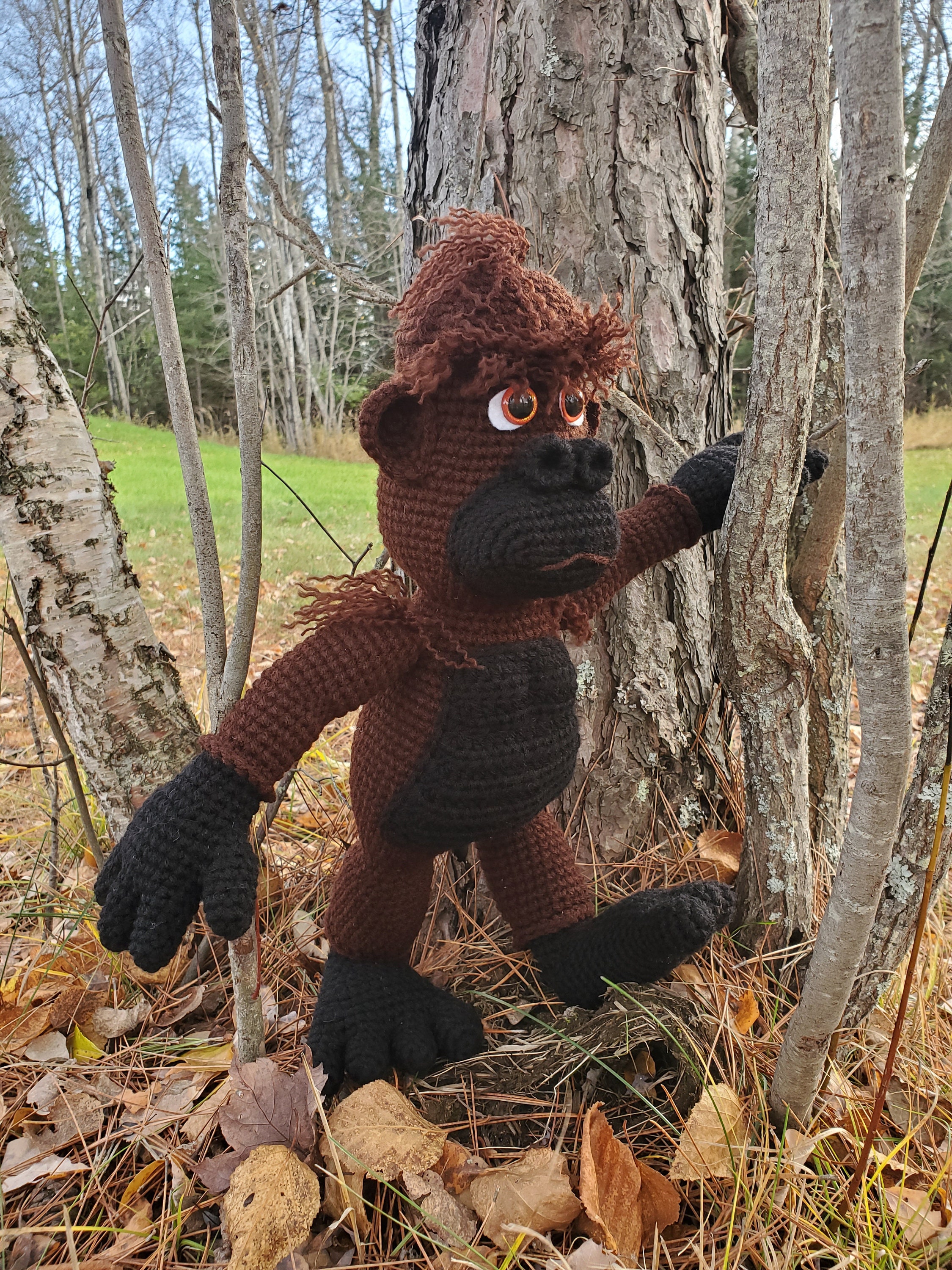 Sasquatch Crochet Pattern Bigfoot Amigurumi Yeti Handmade Etsy