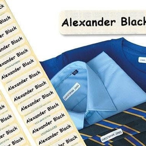 Name Tags/ Nametapes/labels IRON-ON School Uniform Tags - Etsy