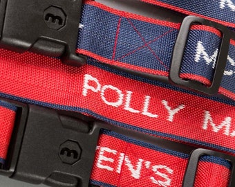 personalized luggage straps uk