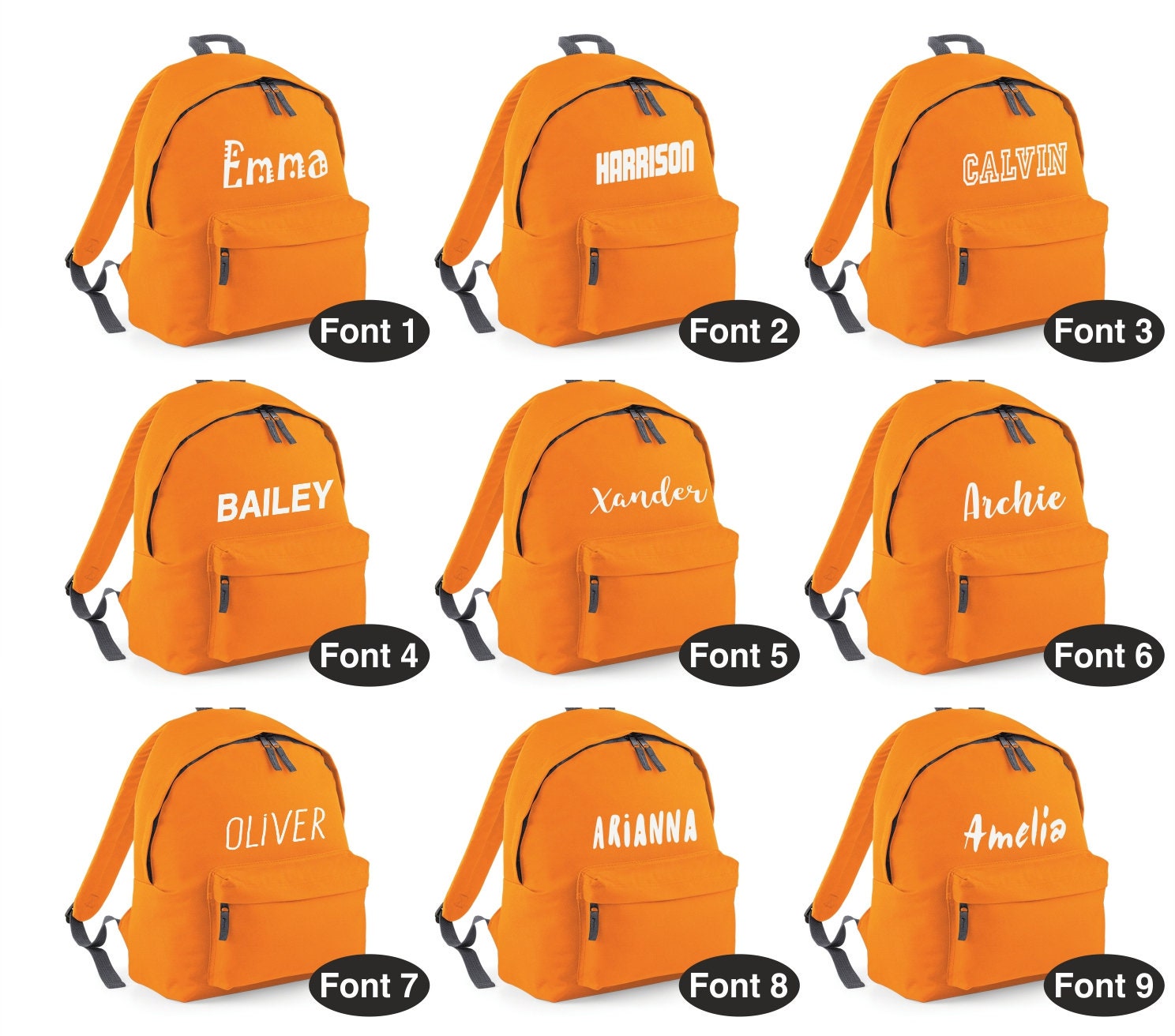 Calvin klein orange best sale backpack