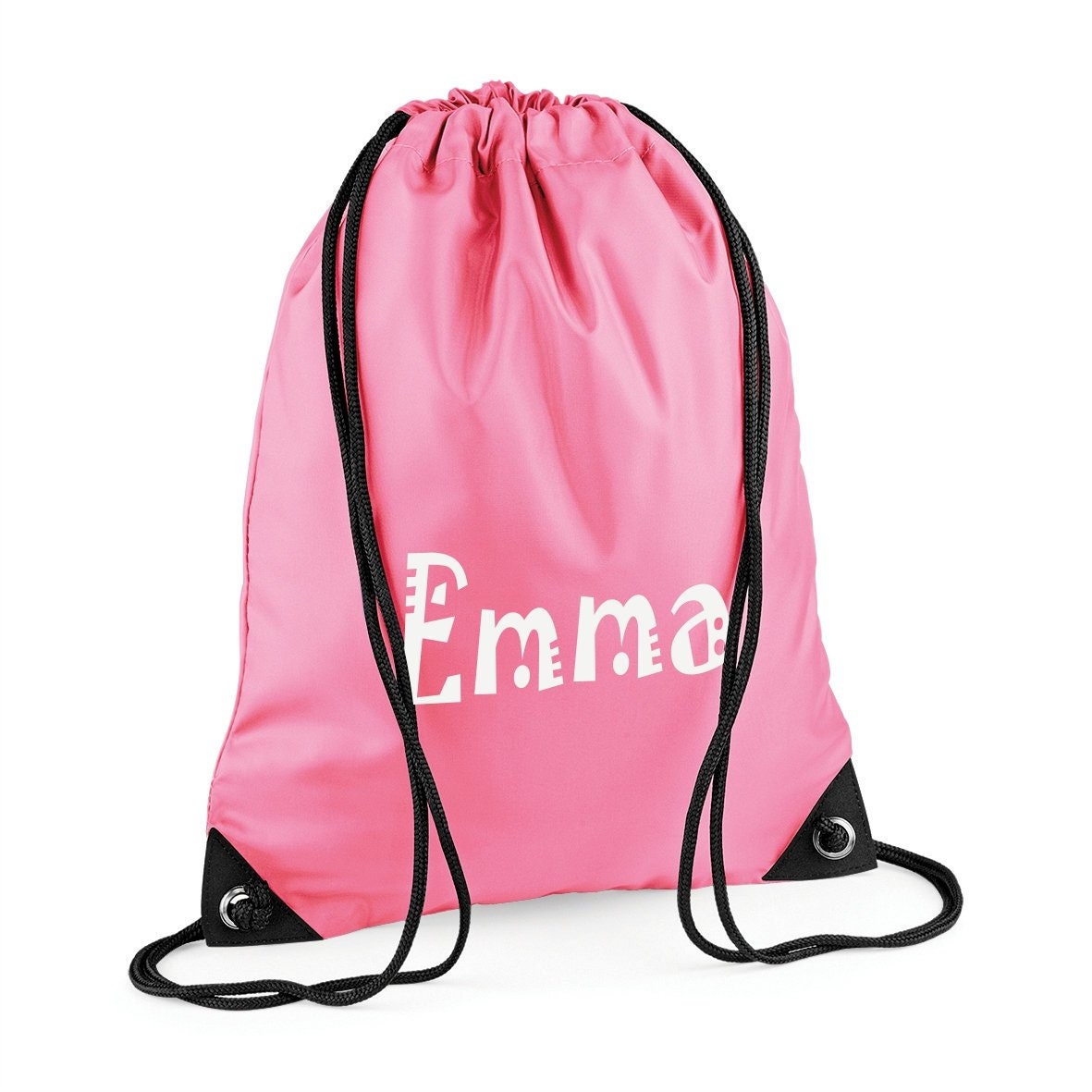 jd drawstring bag pink