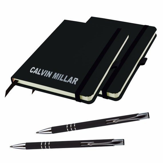 feela 3 Pack Pocket Notebook Journals with 3 Black Pens, A6 Mini