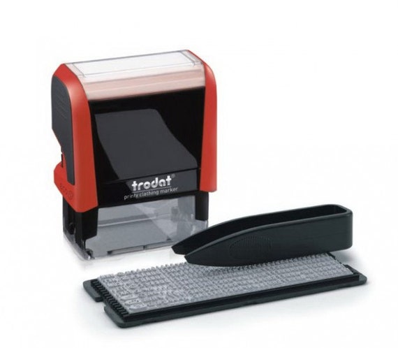 Trodat DIY Clothing Marker Stamp Kit - Perfect for marking uniforms, sports kit, also used in care homes, hotels etc.