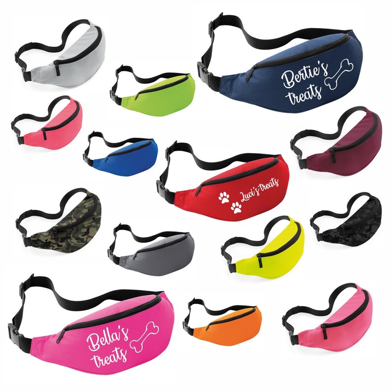 Bridesmaids Belt/Bum Bag / Bride Tribe Fanny Pack / Money Belt / Purse Hip Wallet Printed with Name Personalised RED other colours image 8