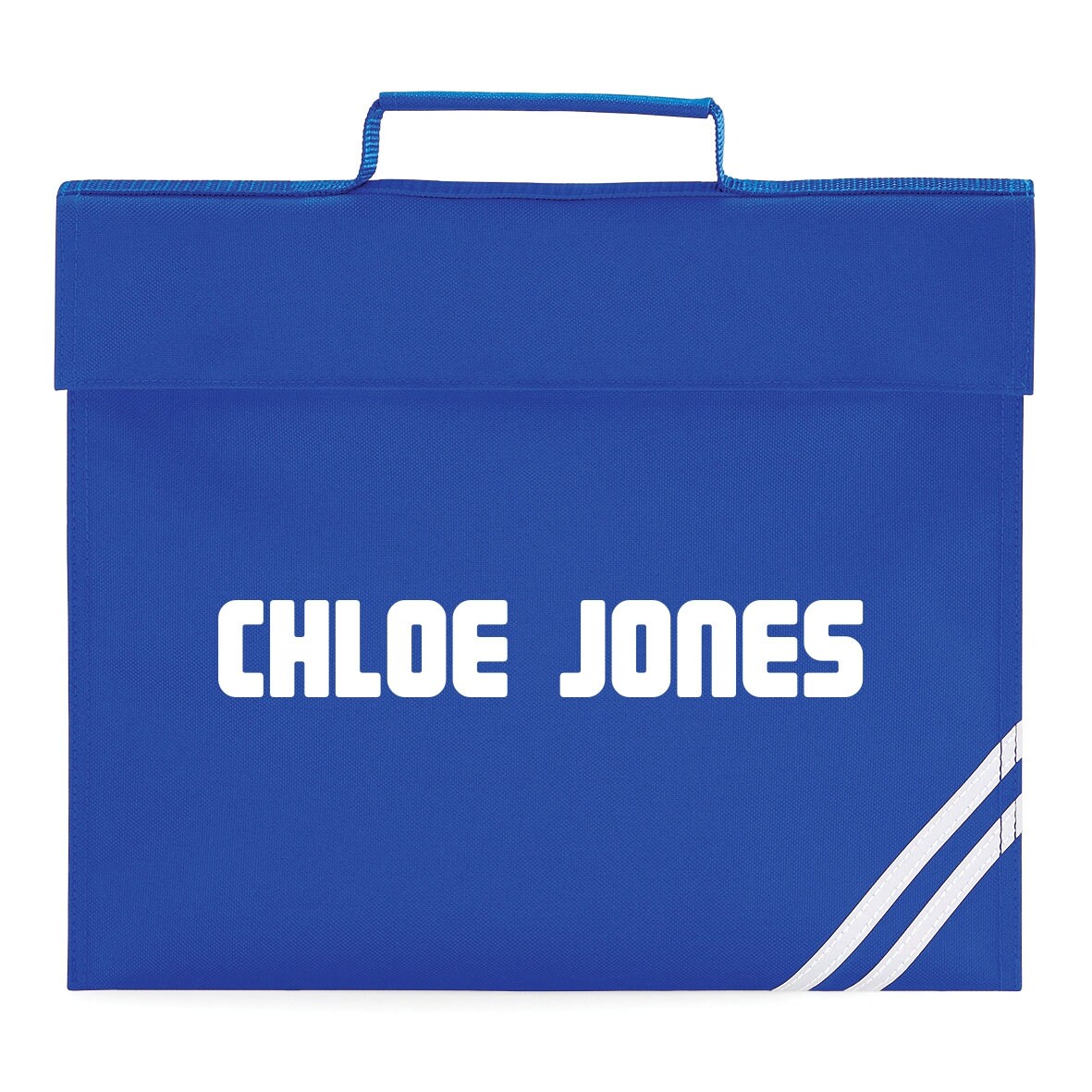 Personalised Bookbag Printed With Name These Personalized Book Bags Are Perfect for School Navy Blue Etsy New Zealand